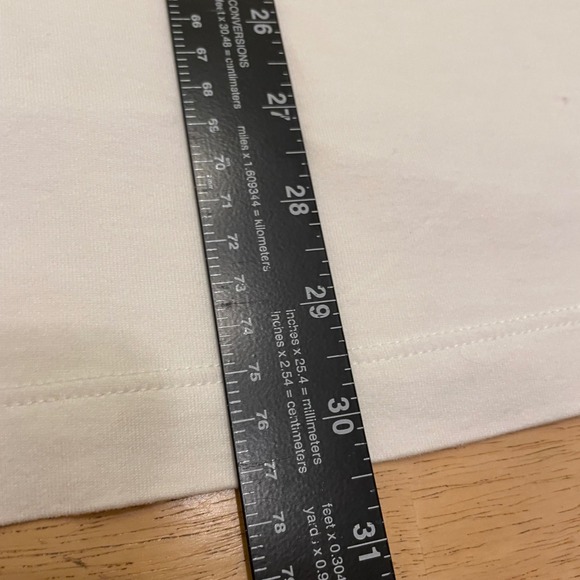 Tommy Bahama Polo Shirt‎ Men's L Solid White Pima Cotton Golf Casual Small *Mark - Picture 9 of 9